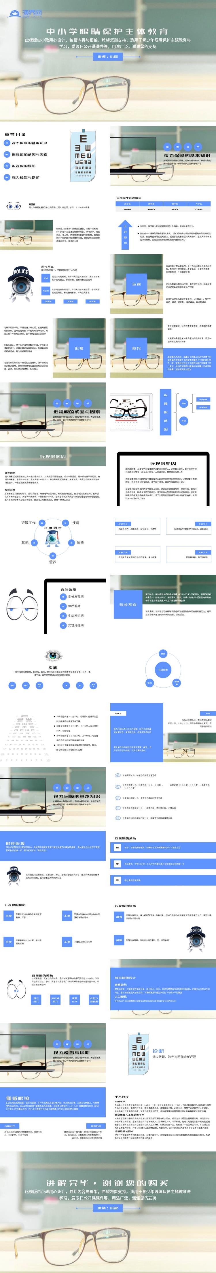 中小學青少年視力眼睛保健保護課件公開課