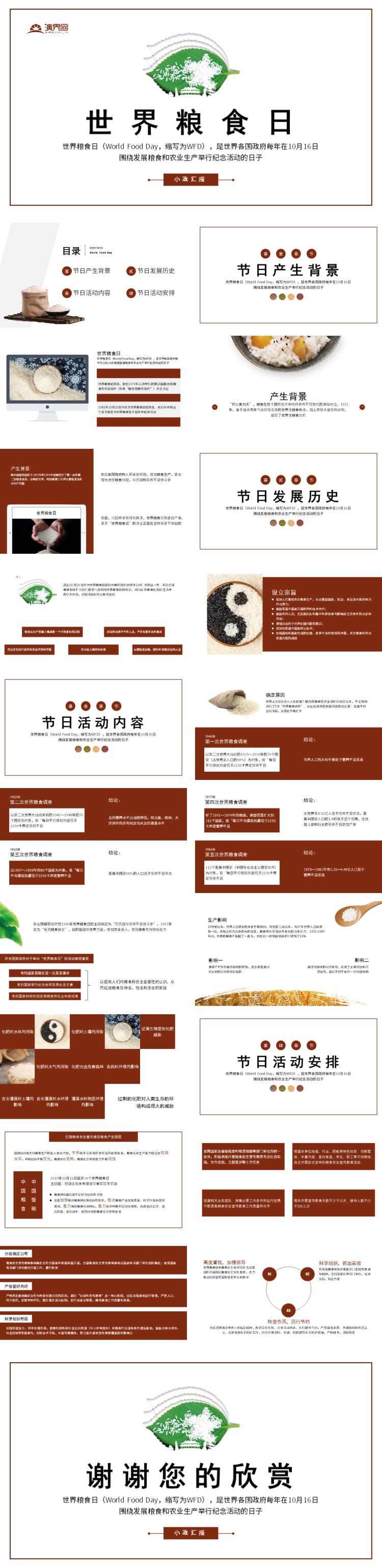 商務(wù)世界糧食日活動(dòng)主題教育