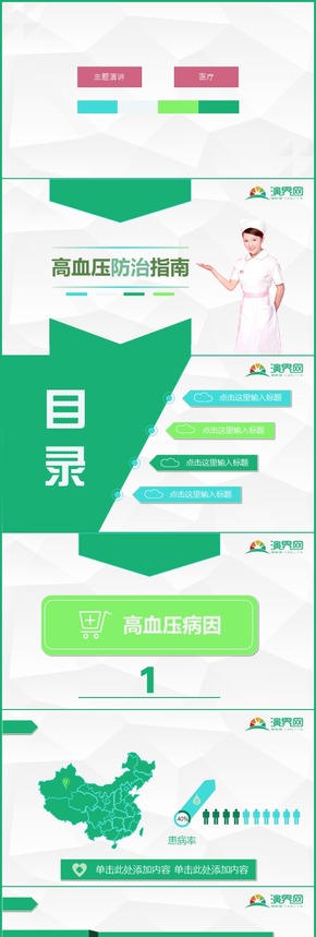 【精美實(shí)用簡(jiǎn)約PPT模版】高血壓防治指南