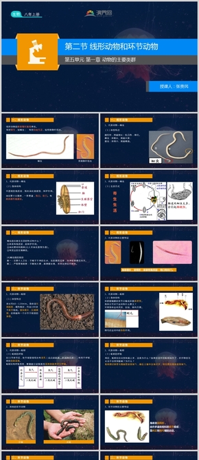 人教版生物第五單元第一章第二節(jié)線(xiàn)形動(dòng)物和環(huán)節(jié)動(dòng)物