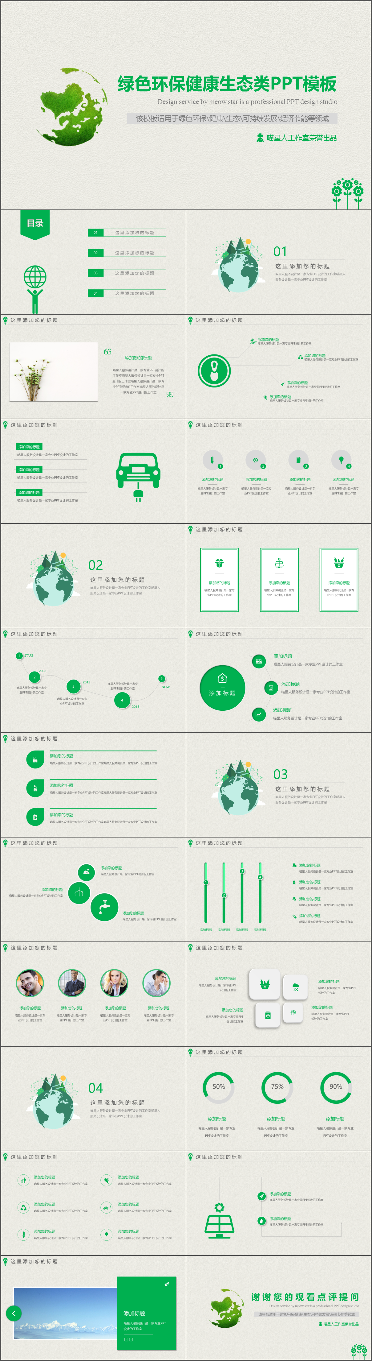 【生態(tài)環(huán)?！抗嫘麄魃鷳B(tài)環(huán)保工作計(jì)劃總結(jié)PPT模板