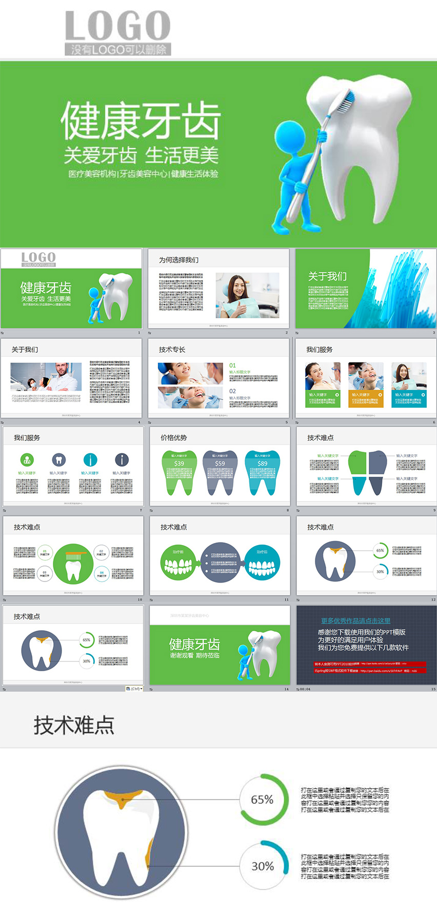 牙齒美容美白機構(gòu)介紹產(chǎn)品說明推廣動態(tài)PPT