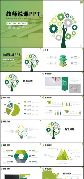 學(xué)校教師說(shuō)課教育培訓(xùn)教學(xué)設(shè)計(jì)公開(kāi)課PPT模板