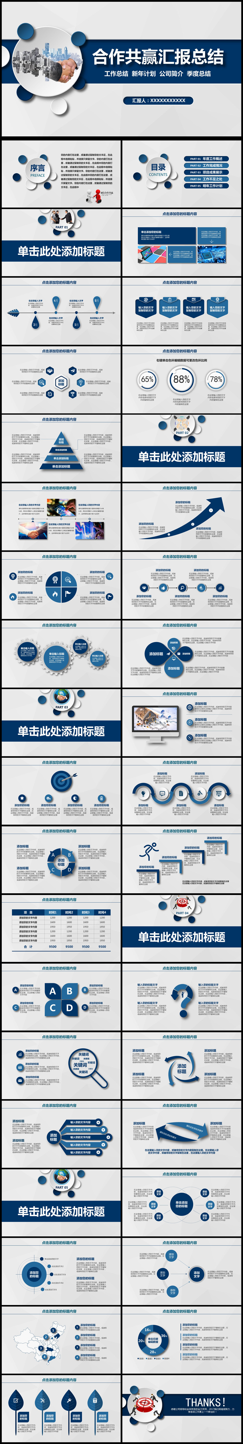 企業(yè)文化團隊合作共贏PPT動態(tài)模板