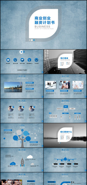 2018年銷(xiāo)策劃創(chuàng)業(yè)融資商業(yè)計(jì)劃書(shū)PPT模板
