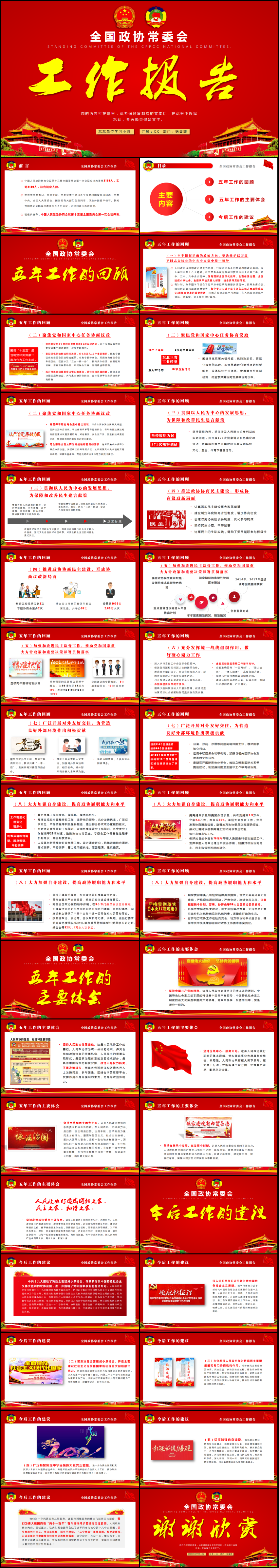 全國(guó)兩會(huì)政府工作報(bào)告解讀PPT模板