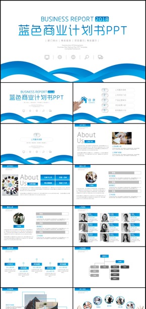 2018年商業(yè)融資計(jì)劃書營(yíng)銷策劃書通用PPT模板