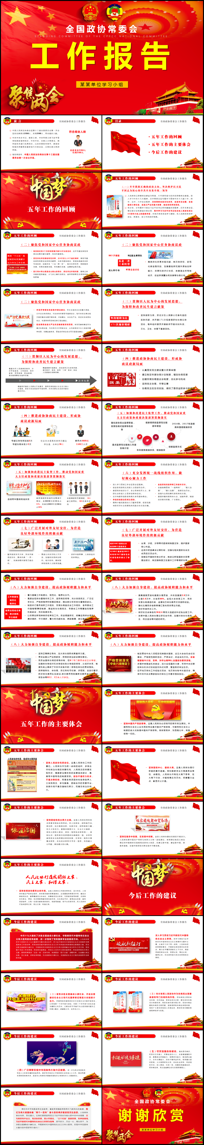全國(guó)兩會(huì)政府工作報(bào)告PPT模板
