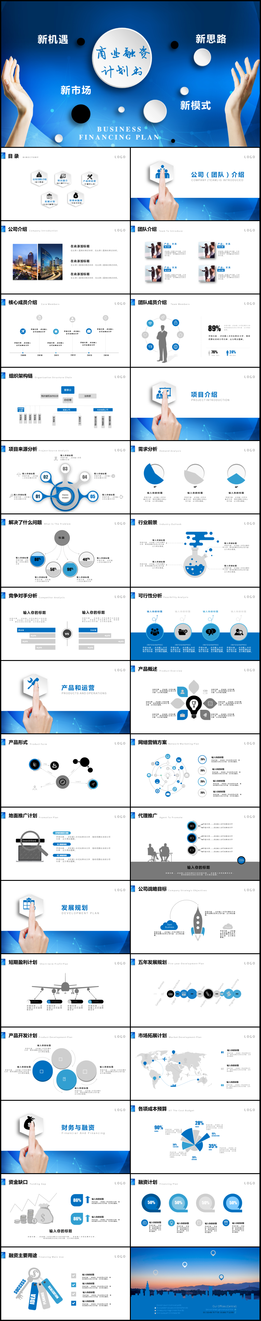 大氣營銷策劃創(chuàng)業(yè)融資商業(yè)計劃書PPT模板 企業(yè)宣傳