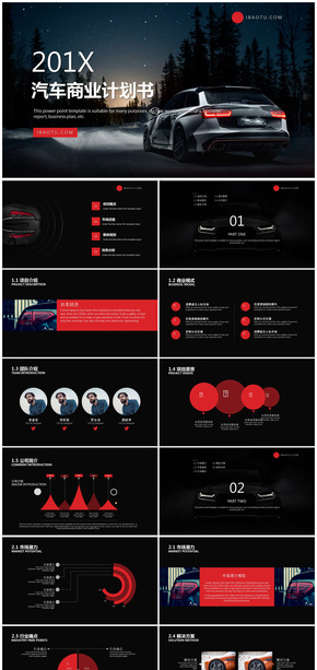 2018年汽車商務(wù)計(jì)劃書PPT模板