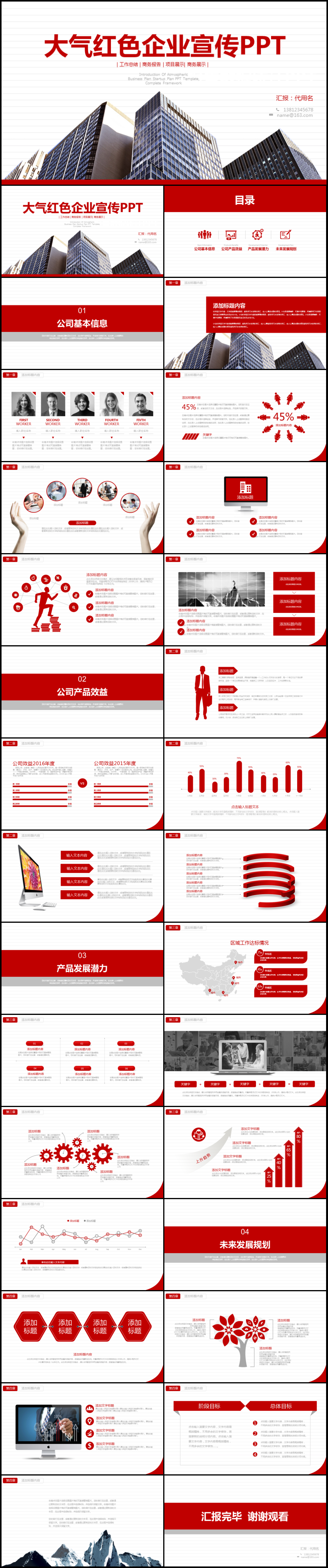 紅色企業(yè)宣傳企業(yè)簡(jiǎn)介公司簡(jiǎn)介PPT模板