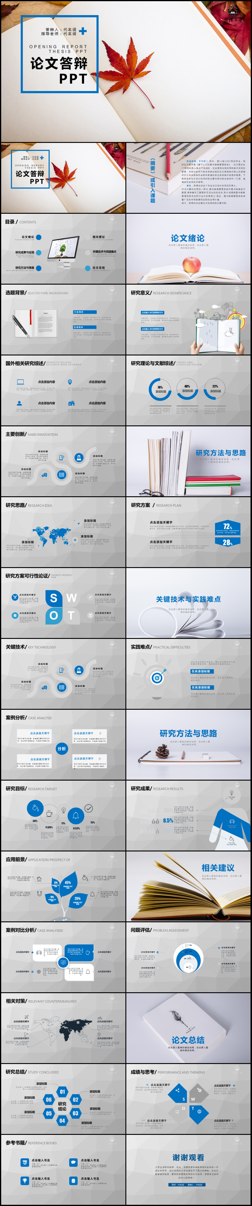 簡(jiǎn)潔實(shí)用畢業(yè)論文答辯開(kāi)題報(bào)告PPT模板
