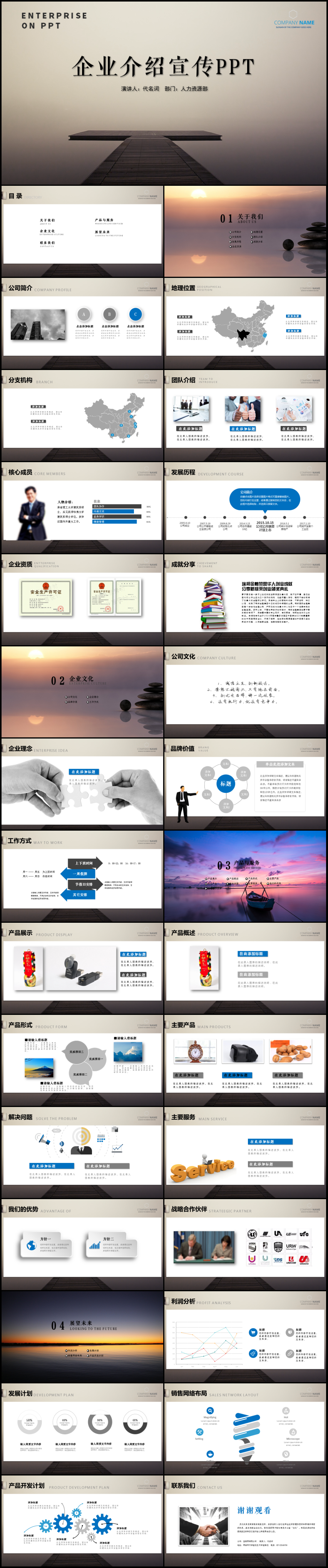 商務(wù)簡約公司介紹商業(yè)計(jì)劃書PPT動(dòng)態(tài)模板