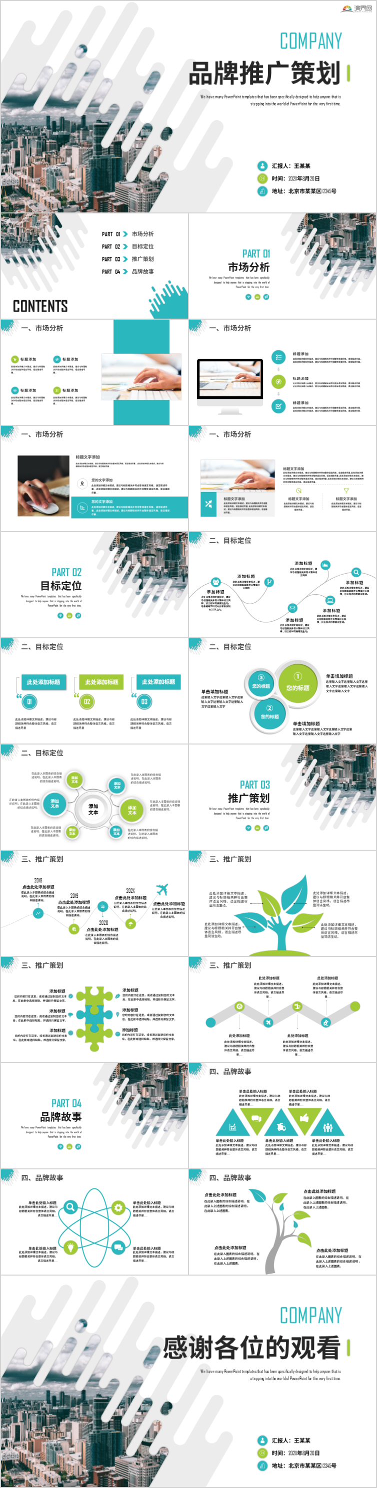 品牌推廣企業(yè)規(guī)劃方案介紹PPT模板商業(yè)推廣商業(yè)計(jì)劃書