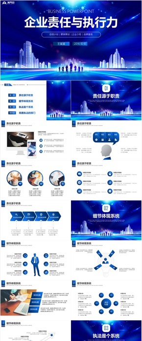 公司員工責任執(zhí)行力培訓(xùn)公司員管理培訓(xùn)PPT模板