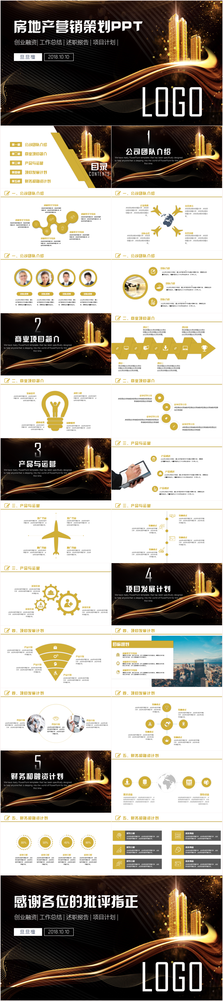 房地產(chǎn)營(yíng)銷策劃企業(yè)宣傳PPT模板