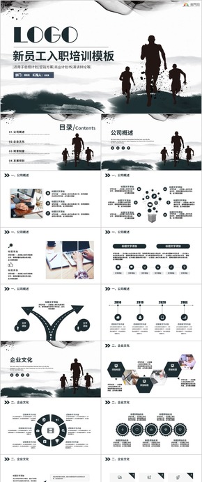 框架完整員工入職培訓(xùn)PPT模板 培訓(xùn)PPT課件 入職培訓(xùn)