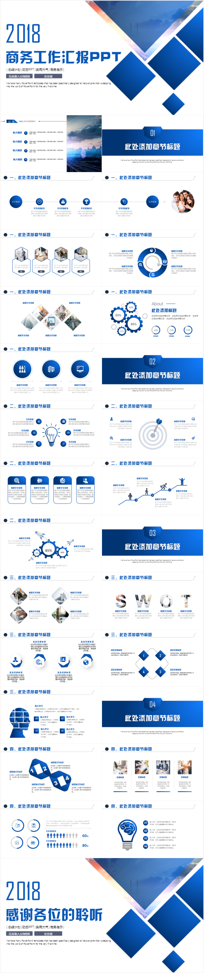 創(chuàng)意大氣商務匯報工作總結工作計劃PPT模板