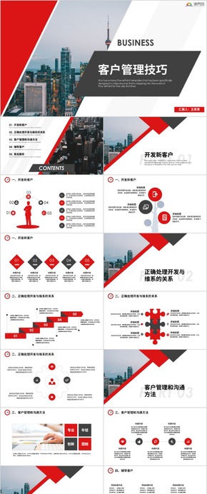 客戶管理技巧企業(yè)團隊管理職場培訓PPT