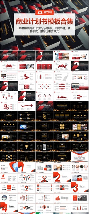 【合輯】10套商業(yè)計(jì)劃書(shū)商業(yè)創(chuàng)業(yè)融資PPT模板