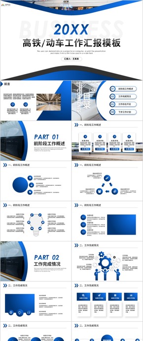 高鐵動車火車鐵路復(fù)興號和諧號PPT述職報(bào)告動車組高速鐵路和諧號列車高鐵動車和諧號火車