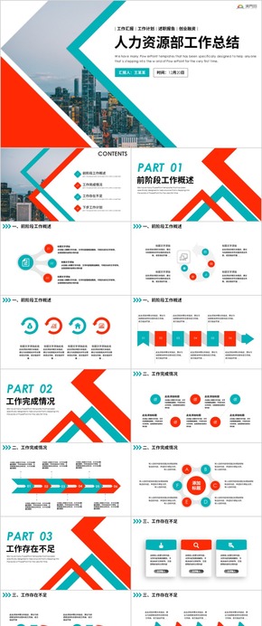 人力資源部 工作總結(jié) 工作匯報(bào) 工作計(jì)劃 述職報(bào)告 匯報(bào)PPT模板