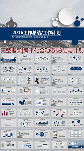 2016工作總結(jié)計劃、商務(wù)匯報、簡介類PPT