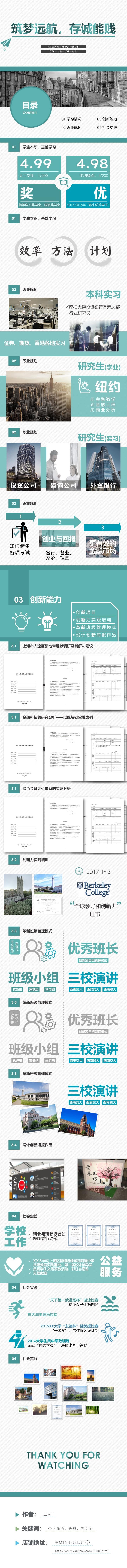 綠色灰色扁平工作匯報獎學(xué)金答辯個人陳述個人簡歷PPT模板