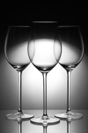 【海報分享計劃】黑白系列16-玻璃杯
