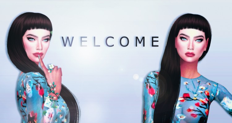 【banner分享計劃】氣質(zhì)美女歡迎橫幅
