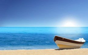 【海報分享計劃】自然風光85-海邊小船