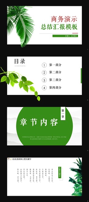 簡(jiǎn)約精致商務(wù)演示模板|精致動(dòng)畫(huà)|一鍵換圖