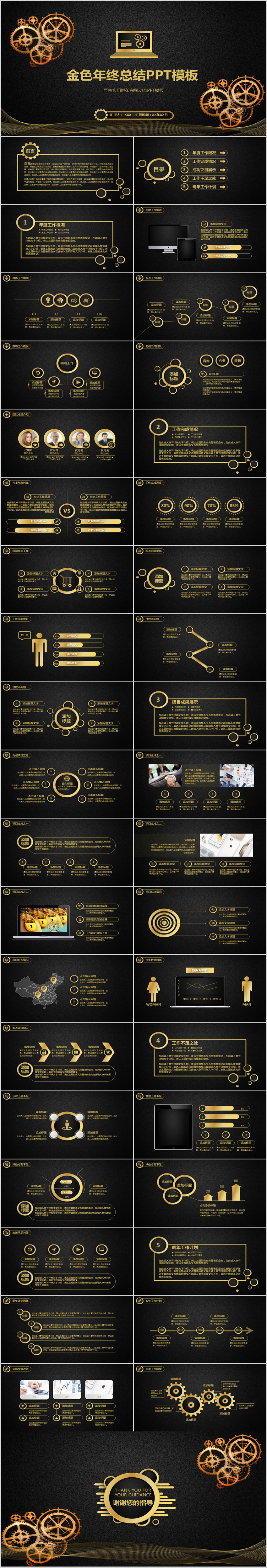 年終總結(jié) 新年計(jì)劃 金色 動(dòng)態(tài)PPT 述職報(bào)告 工作總結(jié) 計(jì)劃 業(yè)績報(bào)告 框架完整