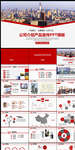 公司介紹企業(yè)宣傳介紹通用ppt模板