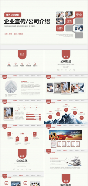 企業(yè)介紹公司簡介文化宣傳PPT模板