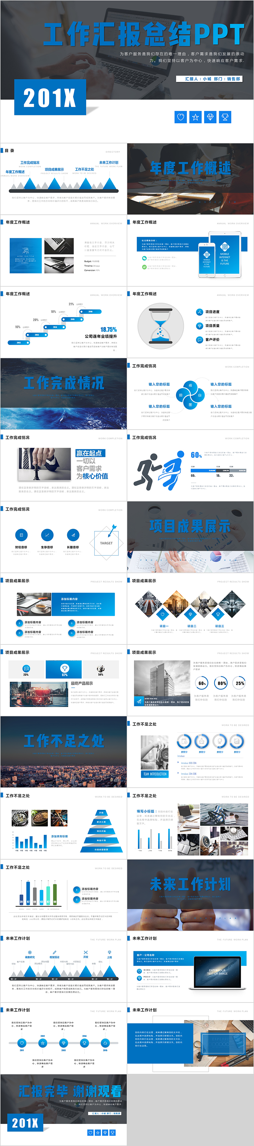 2018工作總結(jié)匯報計劃年終總結(jié)ppt