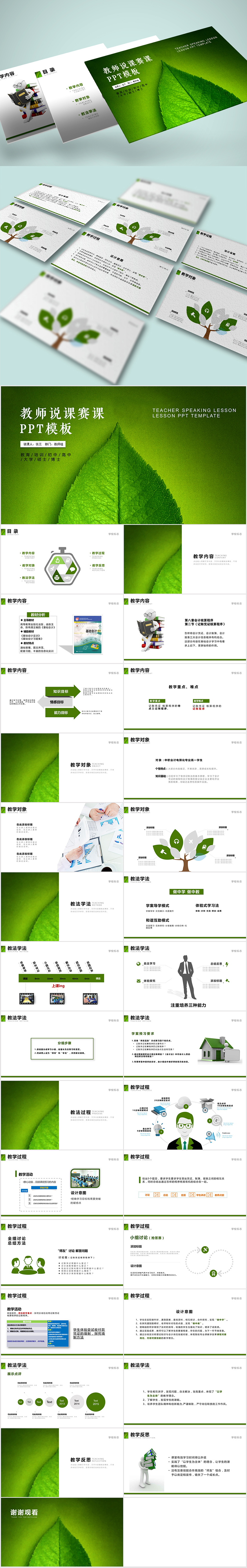 教師說(shuō)課信息化設(shè)計(jì)ppt模板