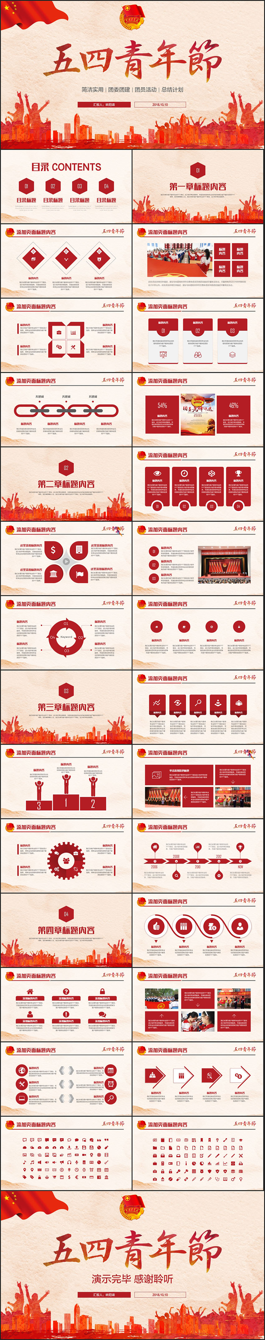 共青團(tuán)團(tuán)委團(tuán)支部團(tuán)員五四青年節(jié)PPT