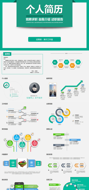 簡約競(jìng)聘競(jìng)崗求職簡歷崗位競(jìng)選演講PPT