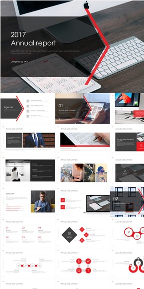 【簡一設(shè)計】歐美畫冊級商務PPT模板01