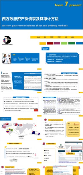 西方政府資產(chǎn)負(fù)債表審計(jì)課題研究PPT作品