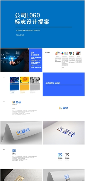 公司logo提案，設(shè)計方案，設(shè)計演示方案PPT