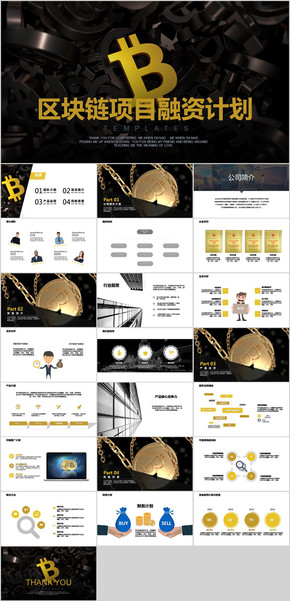 區(qū)塊鏈項(xiàng)目融資計劃PPT