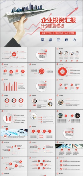 企業(yè)投資匯報計劃報告PPT模板