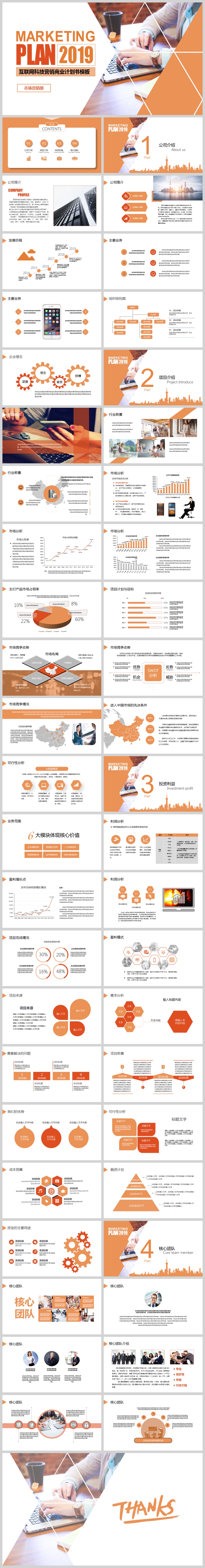 橙色簡(jiǎn)約2019市場(chǎng)計(jì)劃商業(yè)計(jì)劃書動(dòng)態(tài)模板