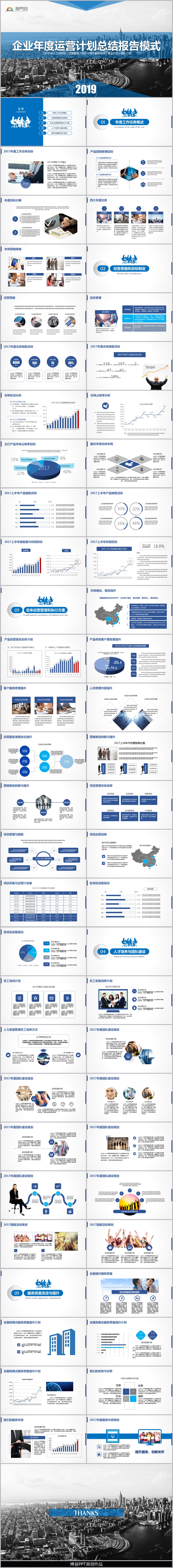 新大陸2019企業(yè)年度運營管理工作規(guī)劃報告PPT模板