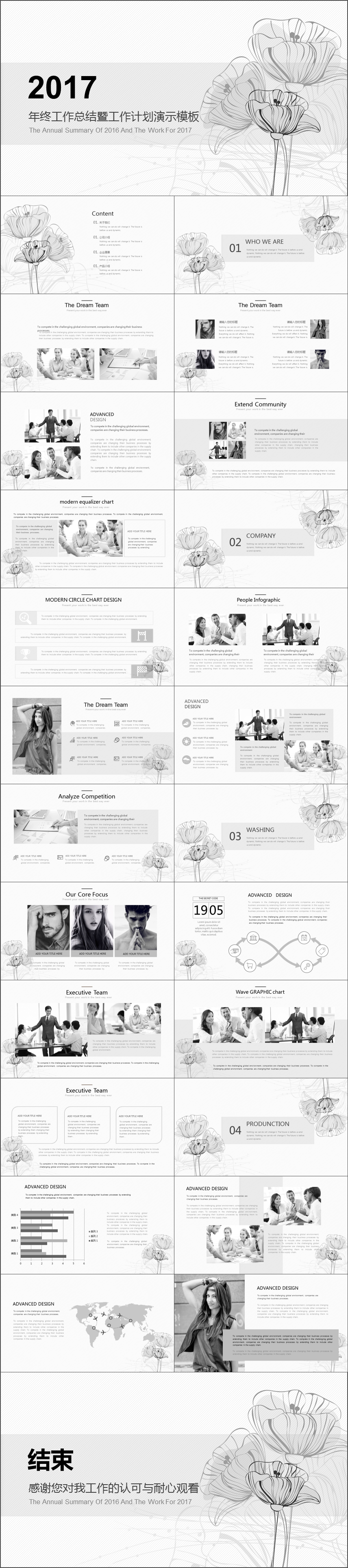 簡約創(chuàng)意商務工作匯報通用PPT模板