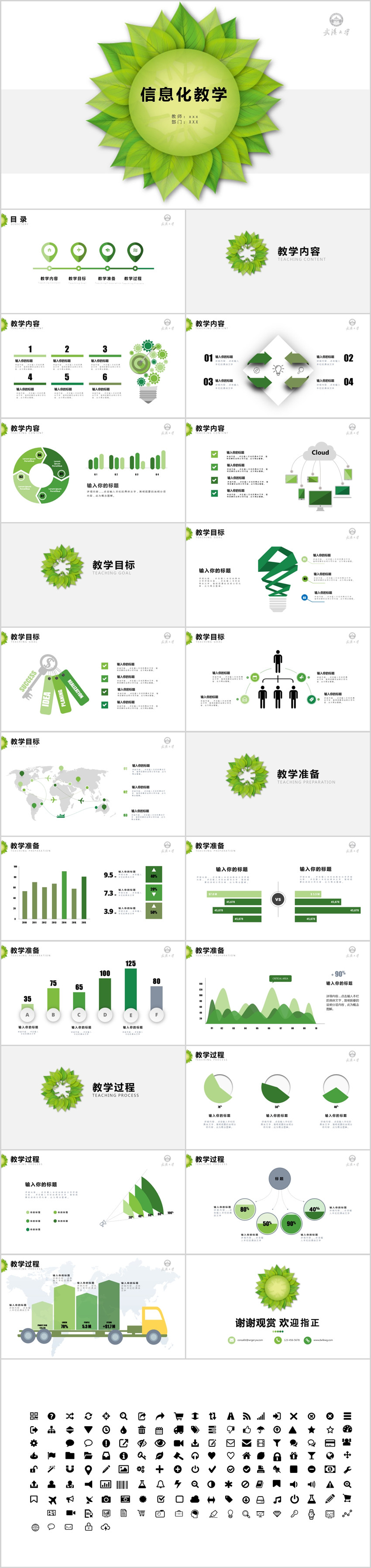 清新教師說課信息化教學(xué)PPT