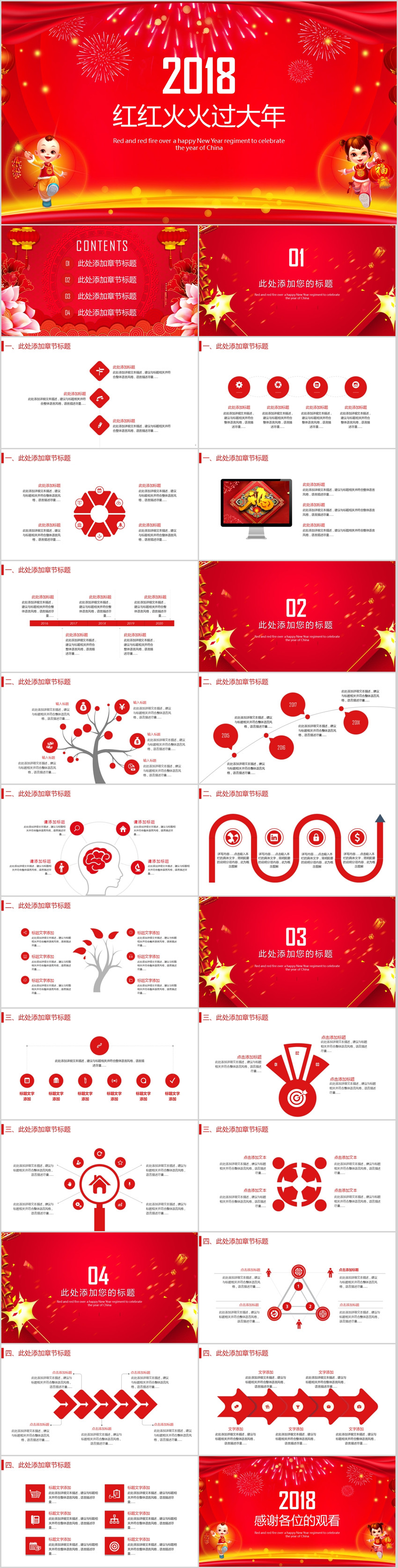 年終總結(jié)ppt 工作總結(jié) 年終總結(jié) 2018年度  商務(wù)匯報(bào) 計(jì)劃 述職 報(bào)告 匯報(bào) 紅色