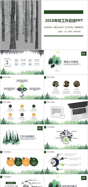 2018 年中總結(jié) 工作總結(jié) 工作匯報 年終總結(jié) 年中匯報 工作計(jì)劃  框架完整